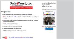 Desktop Screenshot of datautrust.com